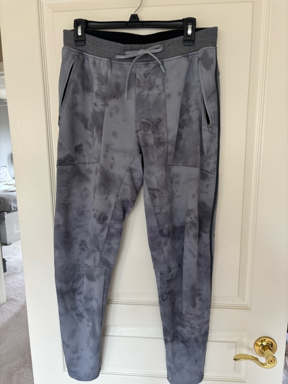 lululemon athletica Men's Charcoal Tie-Dye Jogger Pants